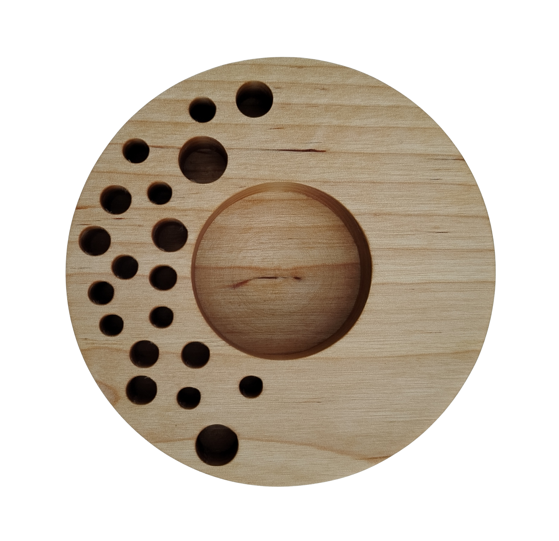 Telysholder med bobler