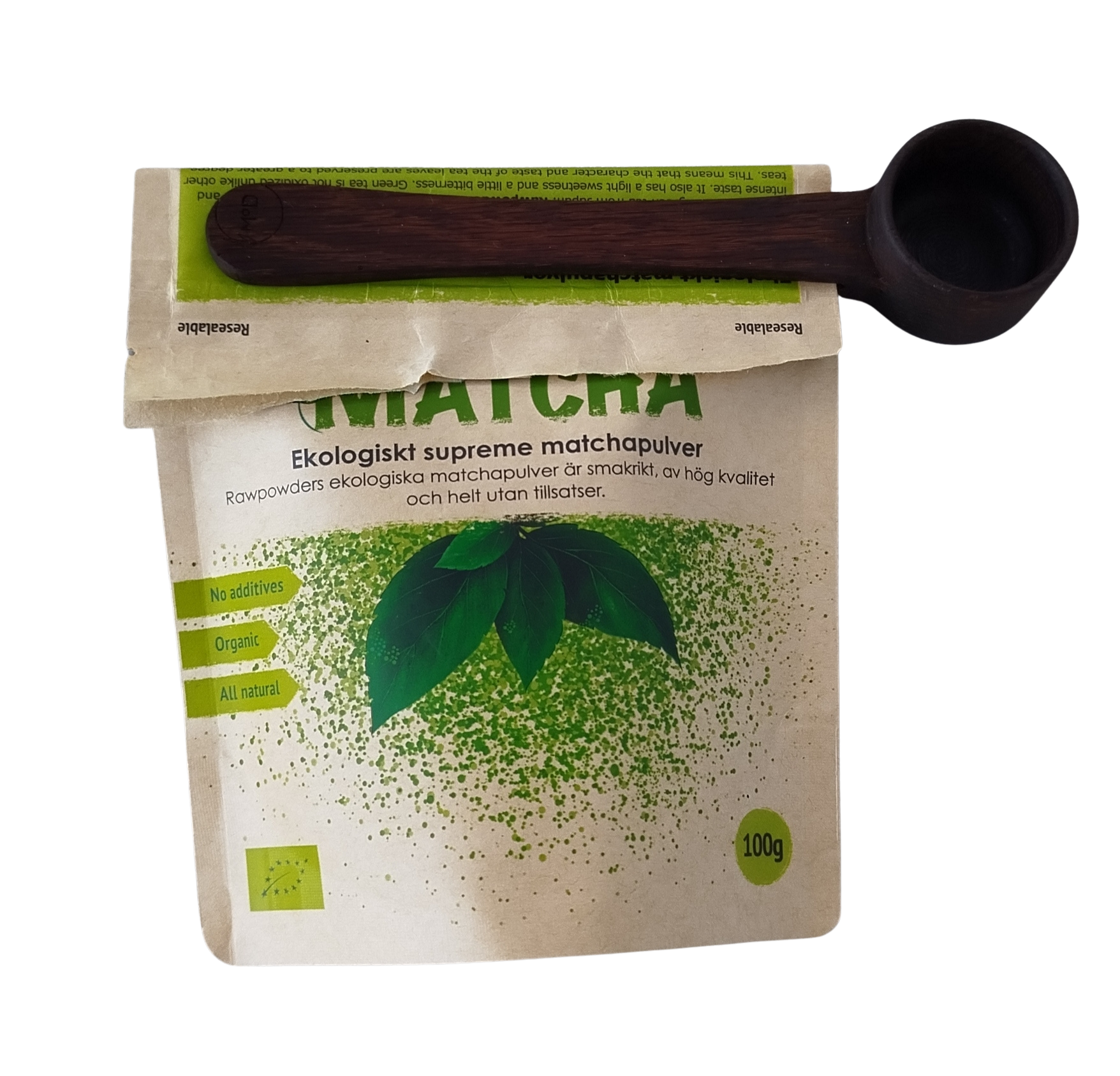 Kaffeklips skje 2 i 1 (stor)