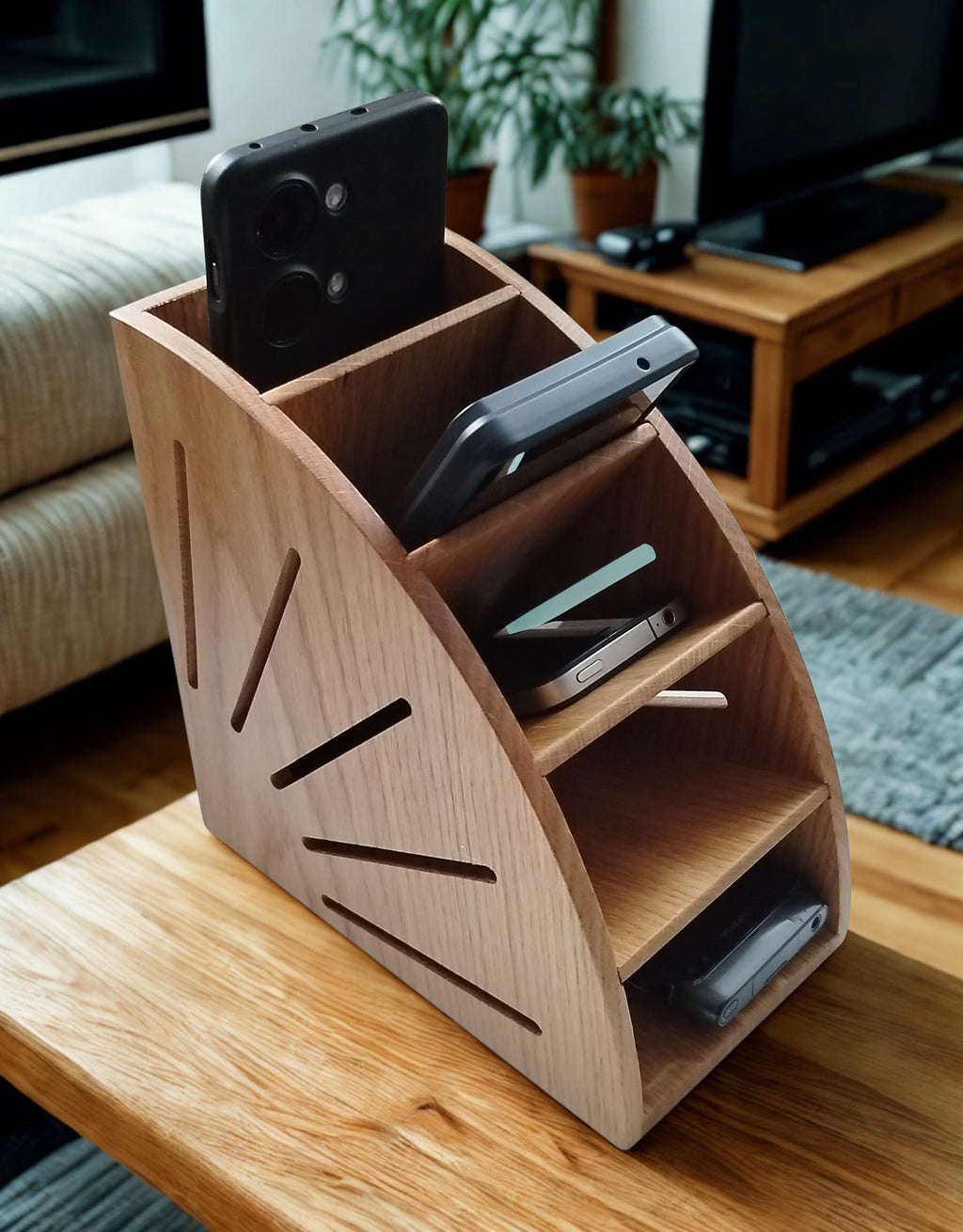 Mobiltelefon/fjernkontroll holder