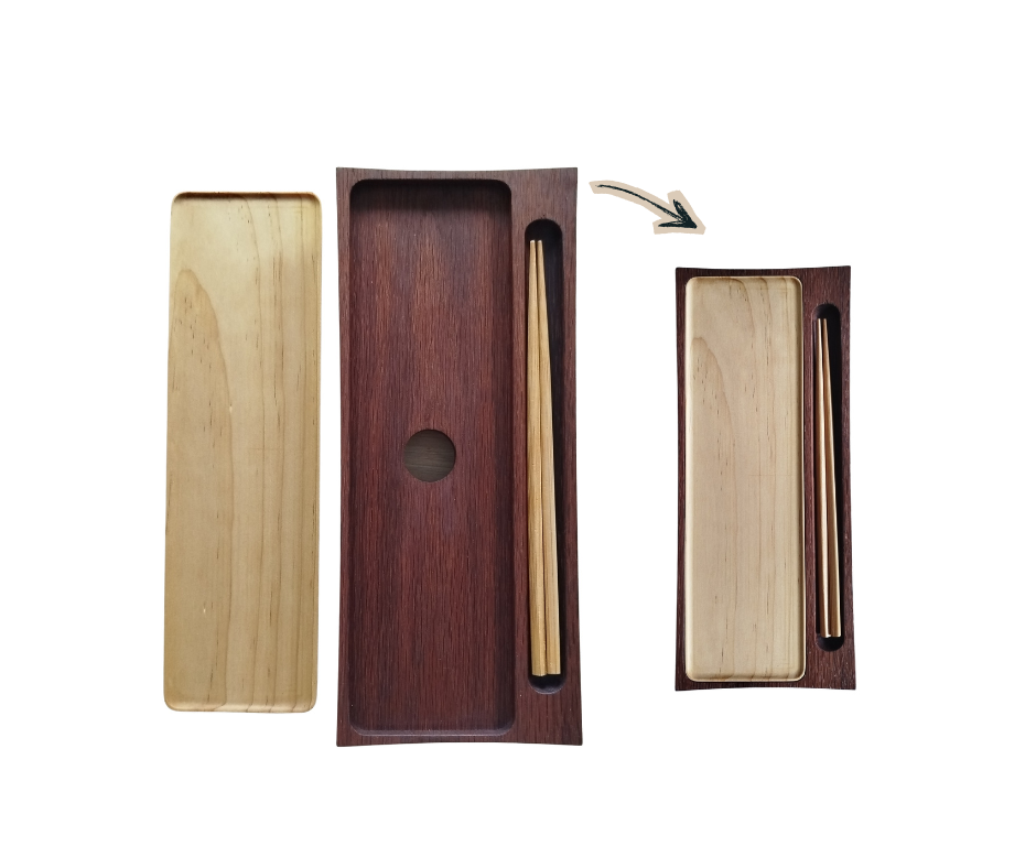 Ekslusivt todelt sushibrett